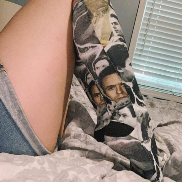 Ted Bundy Socks Ted Bundy Collage Socks - Picture 2 of 2